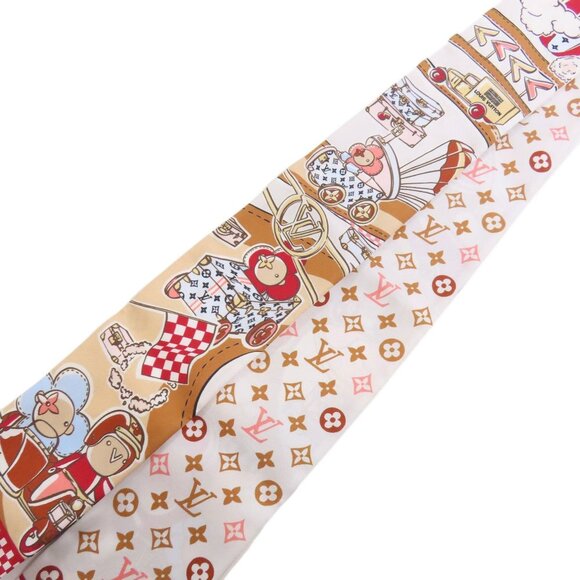 LOUIS VUITTON Brown Scarf - Picture 3 of 10